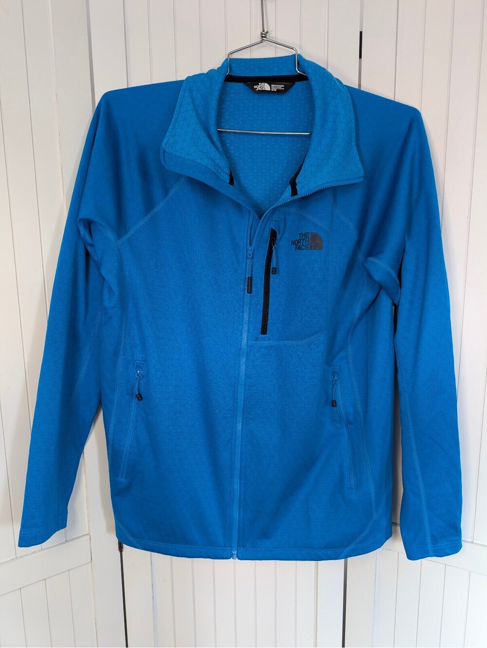 The North Face Mens M Blue Full Zip Performance Fleece Jacket NF0A2VDS 2017
